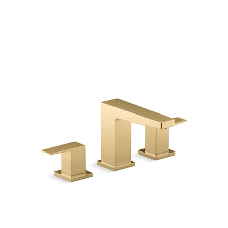 Kohler Honesty Widespread Faucet - 0.5Gpm Vibrant Brushed Moderne Brass 24857-4-2MB